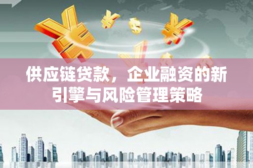 富蕴供应链贷款，企业融资的新引擎与风险管理策略