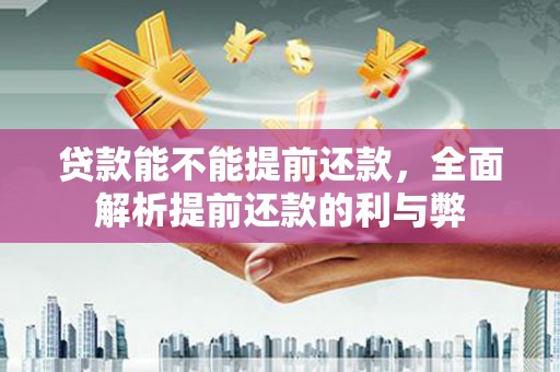 富蕴贷款能不能提前还款，全面解析提前还款的利与弊
