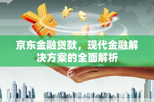 富蕴京东金融贷款，现代金融解决方案的全面解析