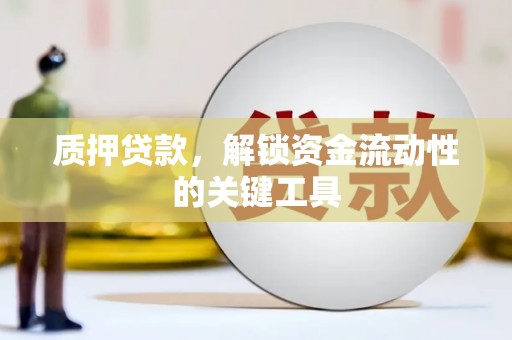 富蕴质押贷款，解锁资金流动性的关键工具