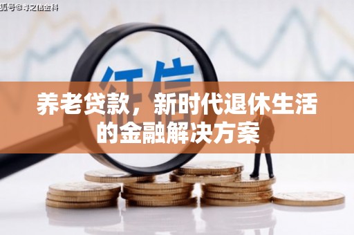 富蕴养老贷款，新时代退休生活的金融解决方案