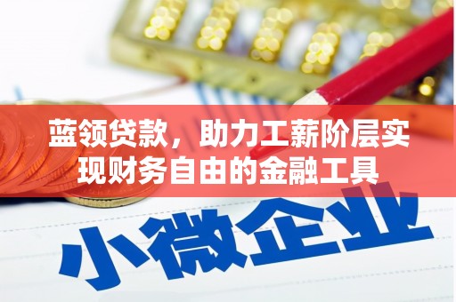 富蕴蓝领贷款，助力工薪阶层实现财务自由的金融工具