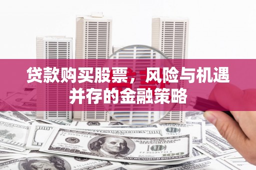 富蕴贷款购买股票，风险与机遇并存的金融策略